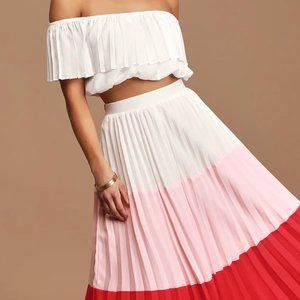 Lulus colorblock two piece dress